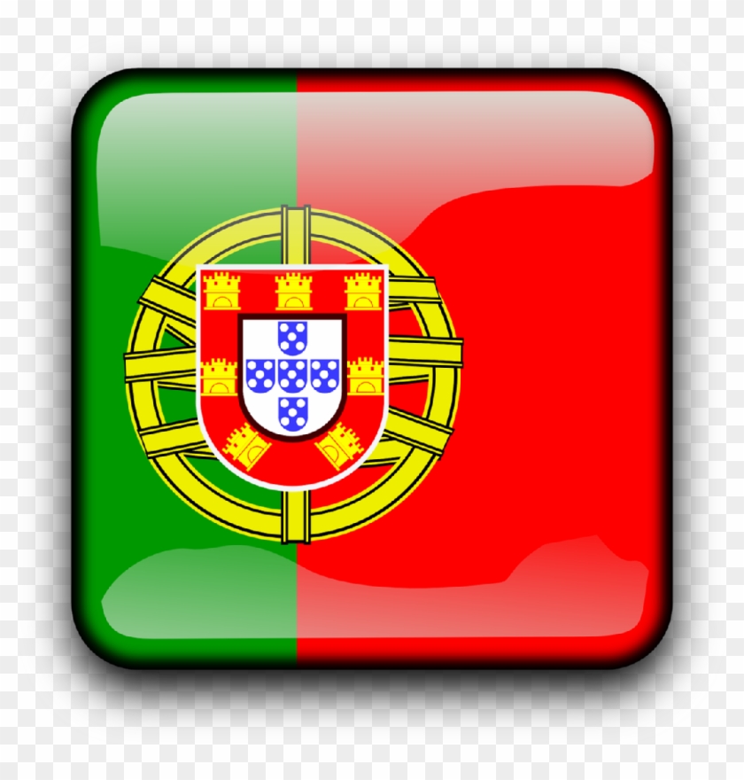 Portuguesa Em Png Vetorizado - Portugal Flag Icon Png Clipart #1928697