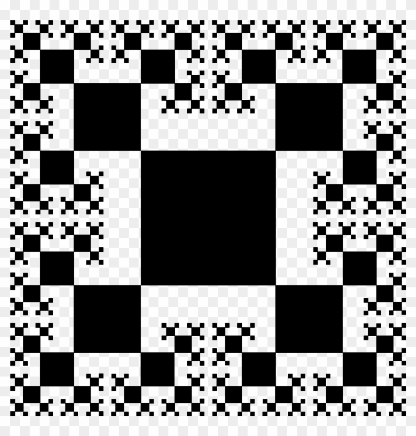 Half Square Fractal 5 - Square Fractal Java Clipart