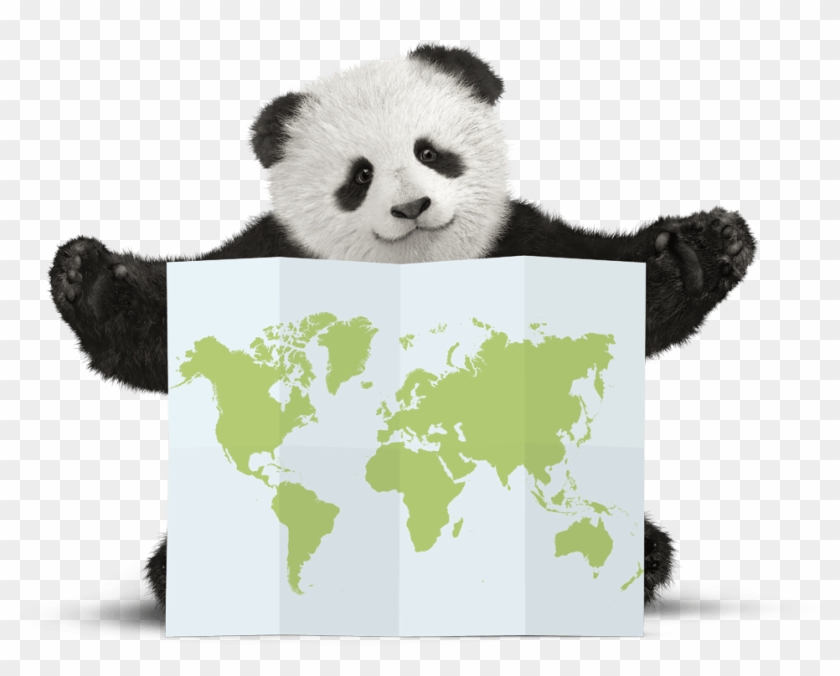 Red Panda Clipart Telus - Croatia In World Map - Png Download