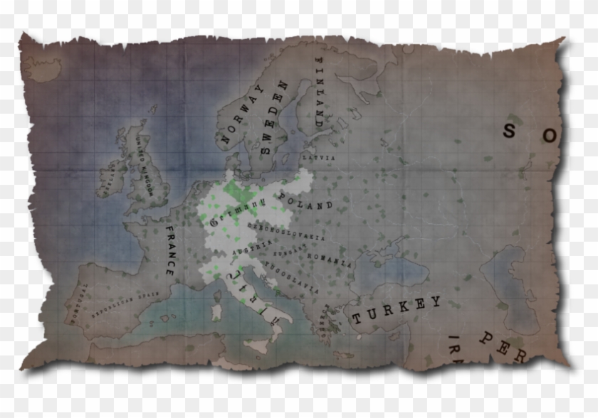 The Industrialized Areas In Europe On 1 January - Quilt Clipart