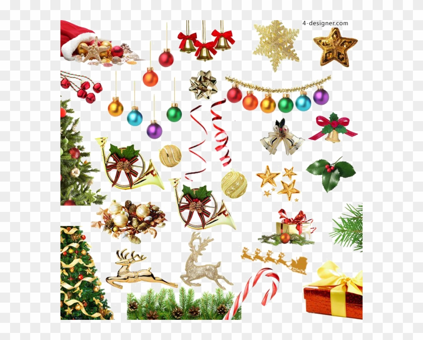 Xmas Elements Free Png Image Clipart #1931649