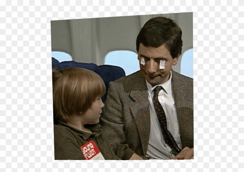 Mr Bean Aeroplane Clipart #1931817