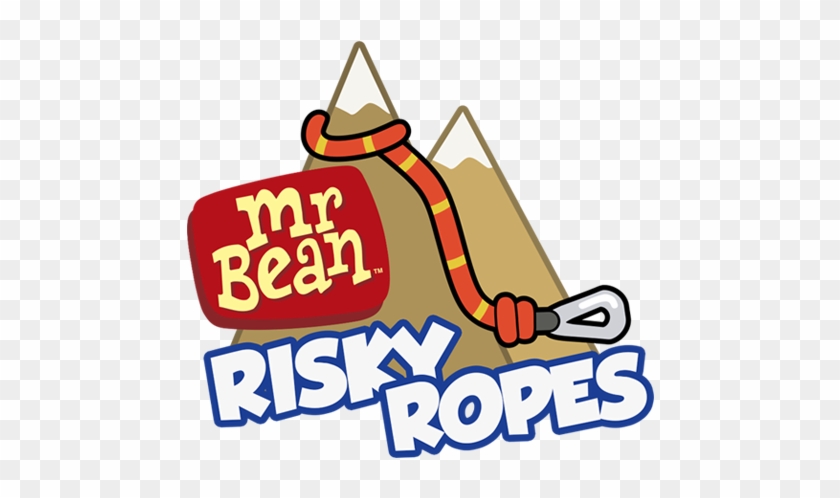Mr Bean Risky Ropes Logo Clipart