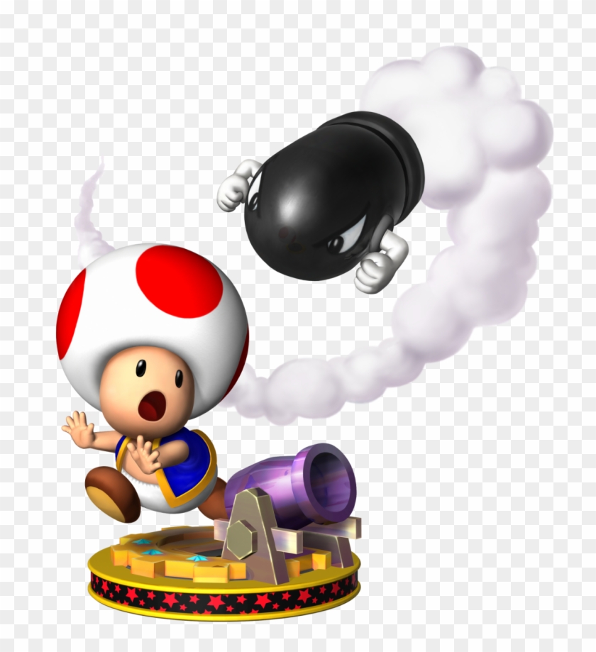 Mario Party 5 Toad Official Artwork Bullet Bill Clipart #1932229