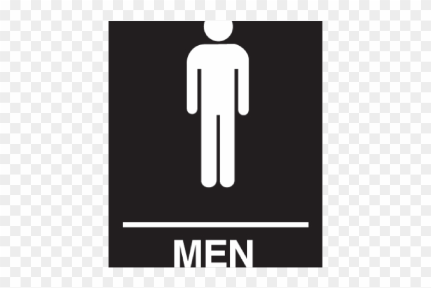 Mens Bathroom Sign Clipart #1932351