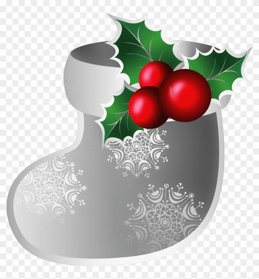 Silver Christmas Clip Art Png Transparent Png #1932397