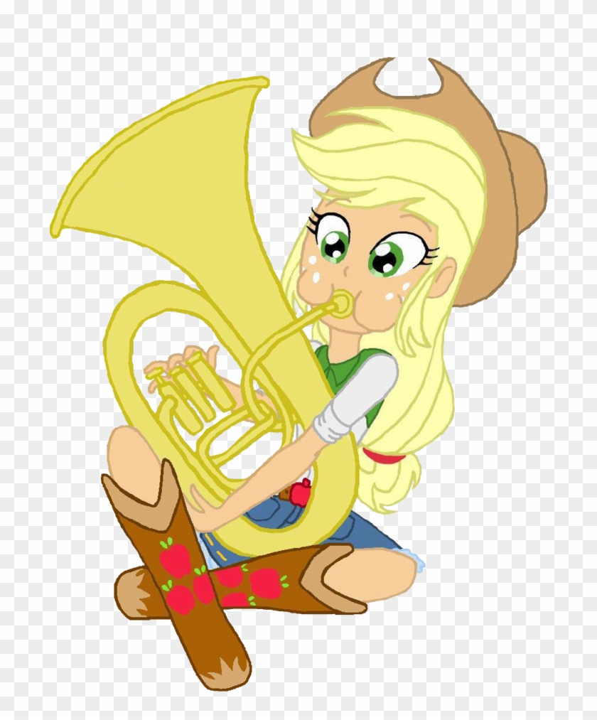 A Case For The Bass, Applejack, Artist Clipart #1932453