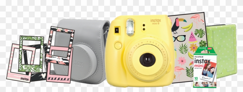 Fujifilm Instax Mini 8 Instant Camera, Yellow Free Clipart