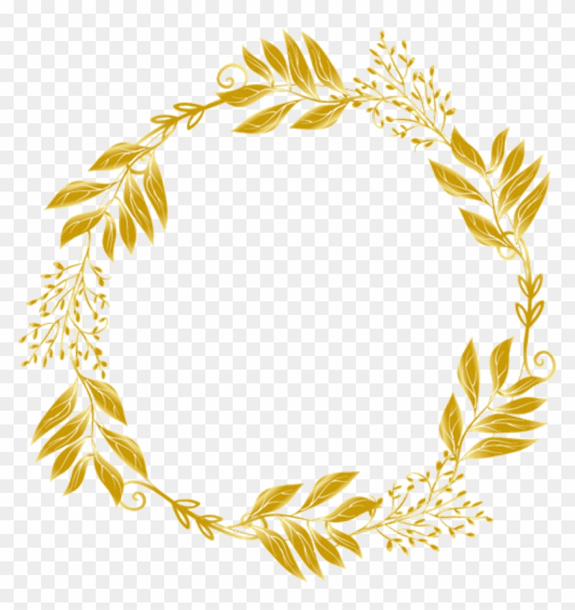#golden #gold #wreath #floral #flowers #flower #designs Clipart #1933043
