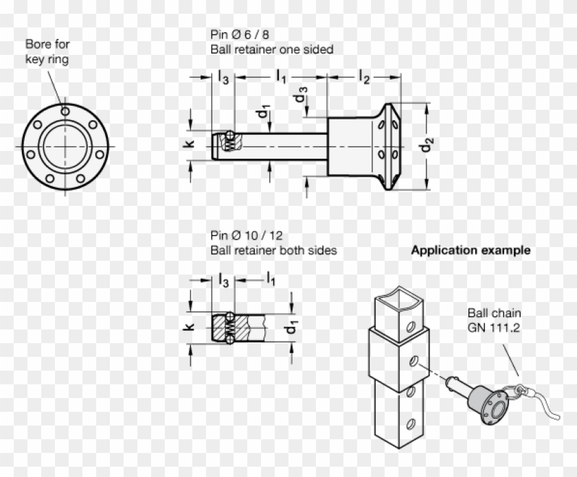 Banner Free Drawing Chain Lock - Insert A Positioning Sphere Into Clipart