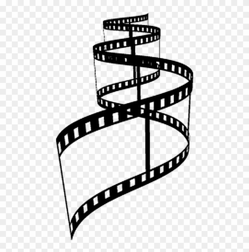 #film #stream #negative #cameraroll - Clipart Film Strip Png Transparent Png