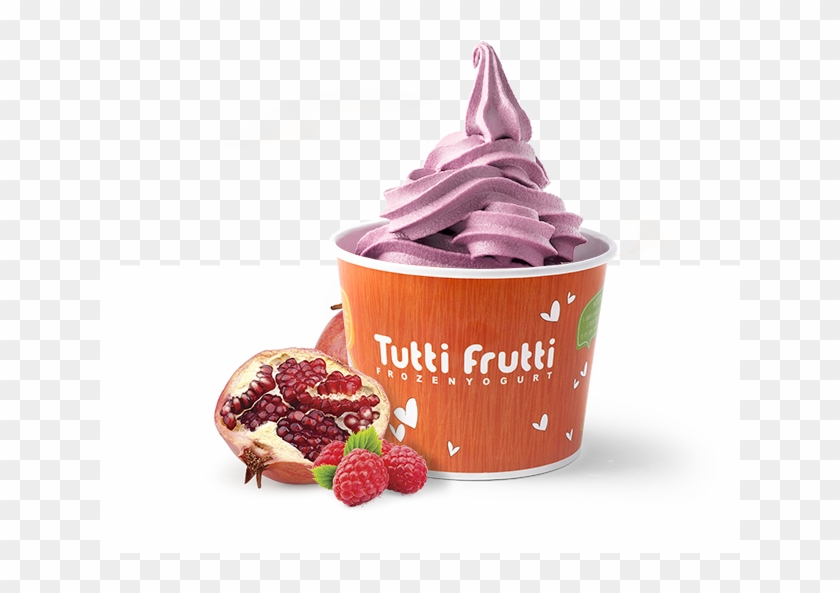 Pomegranate Raspberry - Tutti Frutti Yogurt Png Clipart #1933738