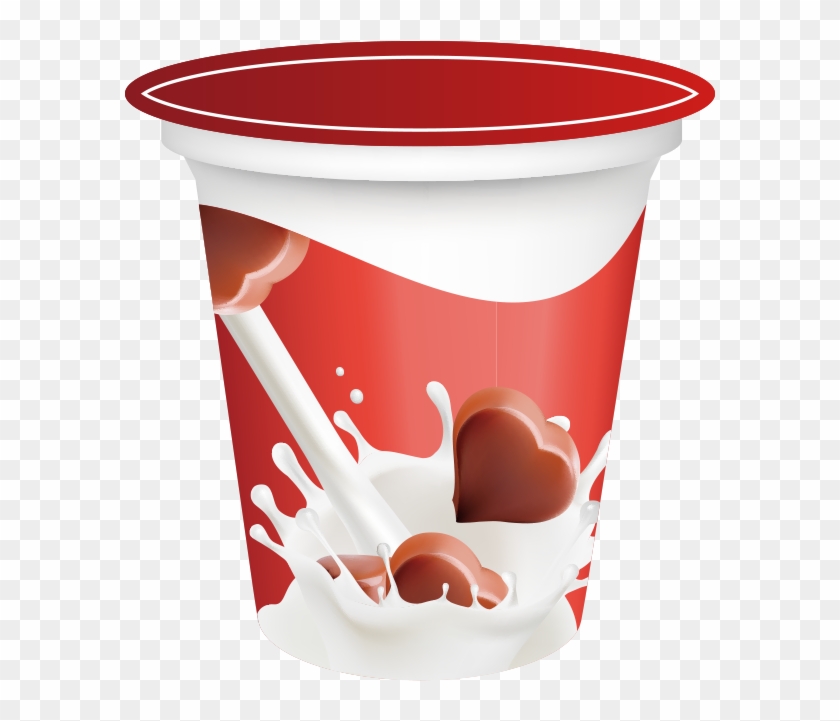 Yogurt Free Png Image - Yogurt Cup Vector Png Clipart #1933767