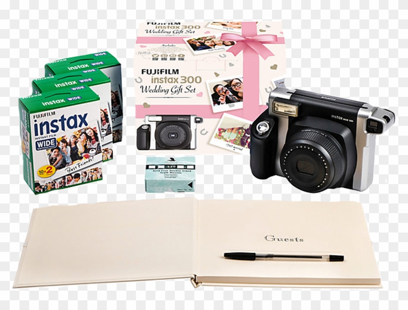 Fujifilm Instax Wide 300 Wedding Pack Fujifilm Instax - Instax Wide 300 Wedding Bundle Clipart
