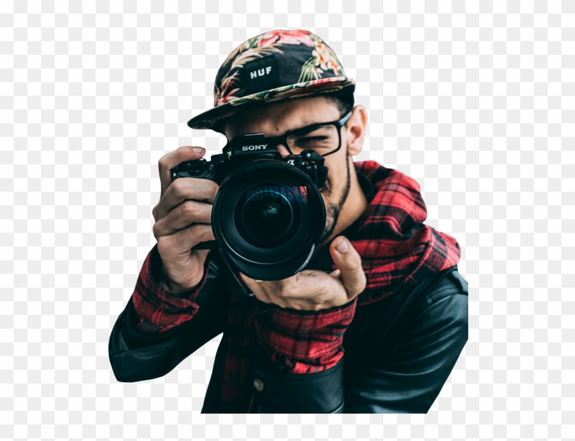 Guy, Camera, Click, Picture, Man, Young, Looking - Camera Wallpaper Sony Photography Clipart