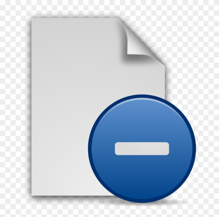 How To Set Use Minus Document Icon Png - Icon Clipart