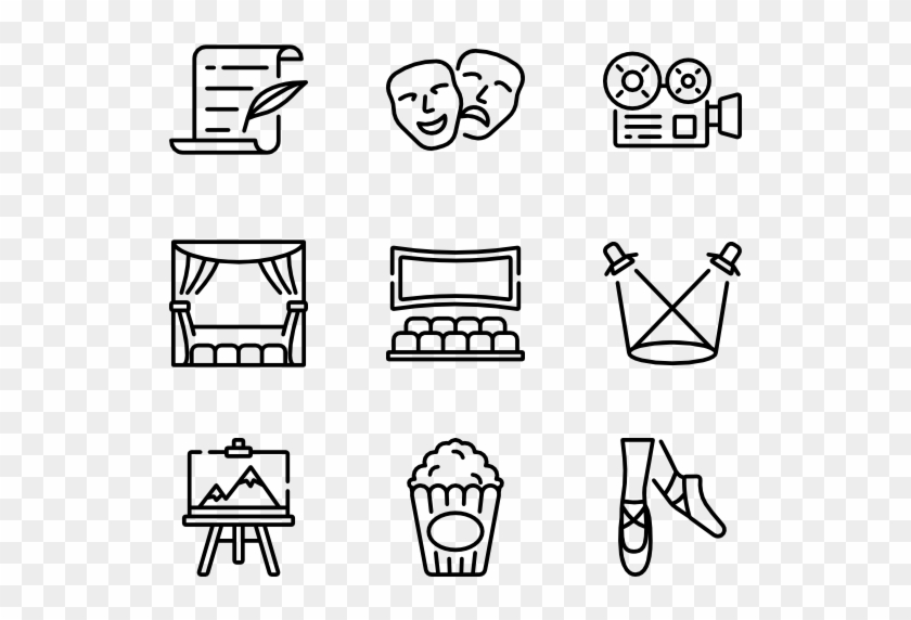 Scenic Arts - Art Icons Free Clipart