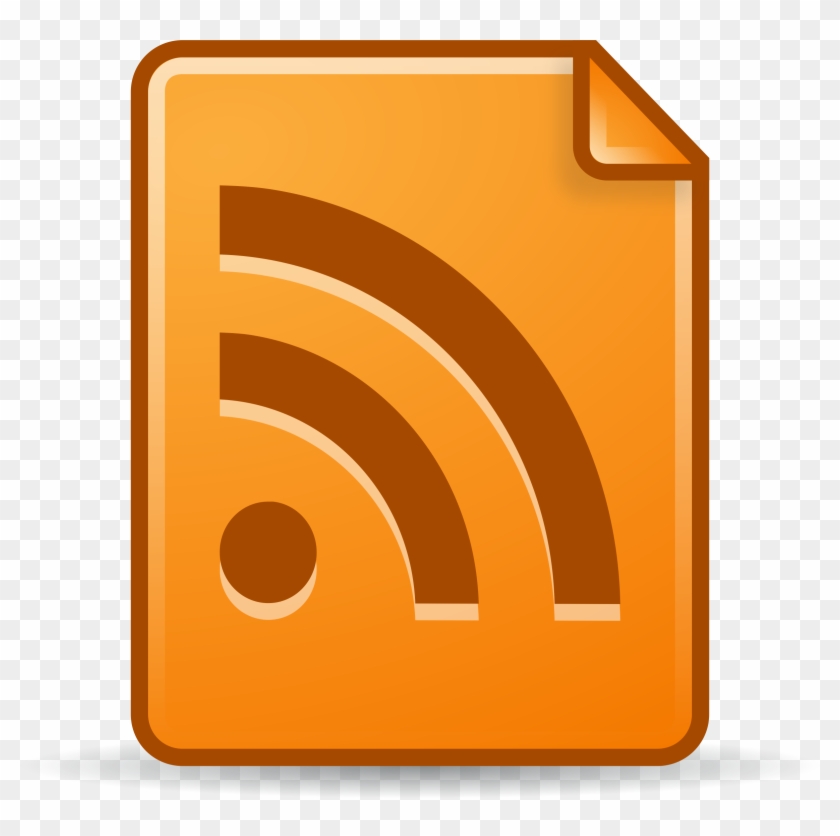 This Free Icons Png Design Of Rss Feed Document - Rss Clipart #1934421