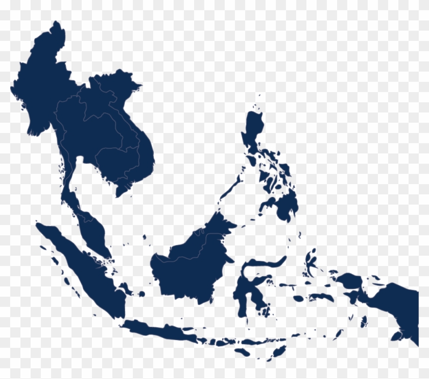 Background - Map Graphic South East Asia Clipart #1934649