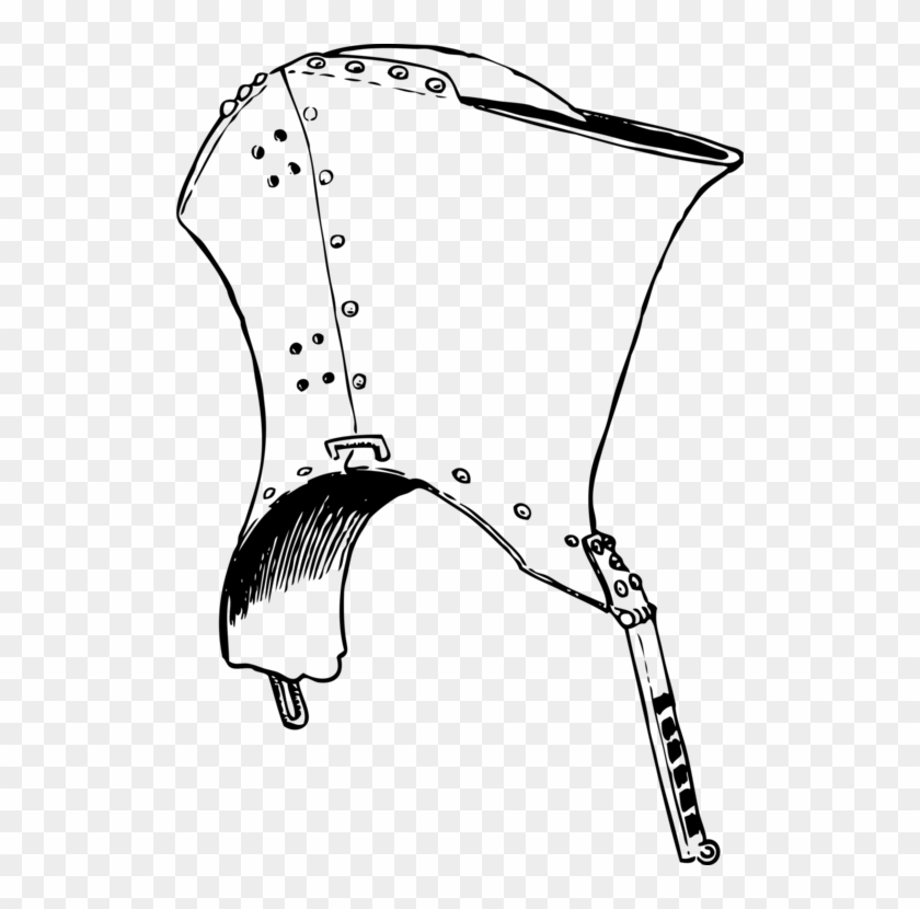 Motorcycle Helmets Knight Great Helm Drawing - Knight Helmet Clipart #1934981