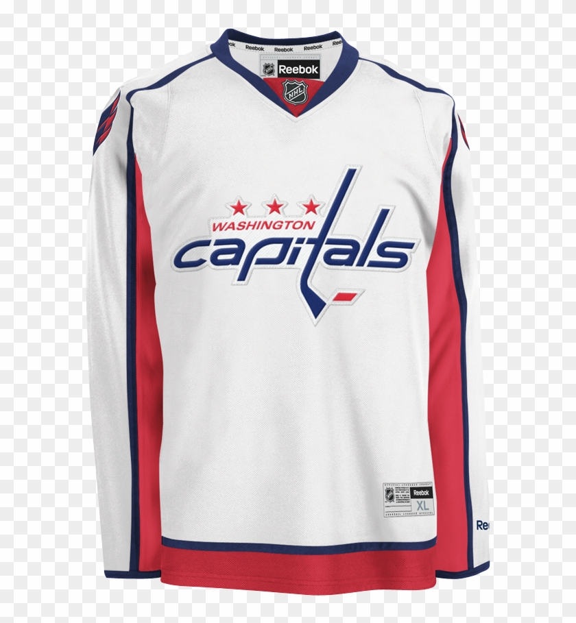 Reebok Washington Capitals Away Adult's Jersey Custom - Washington Capitals Womens Jerseys Clipart