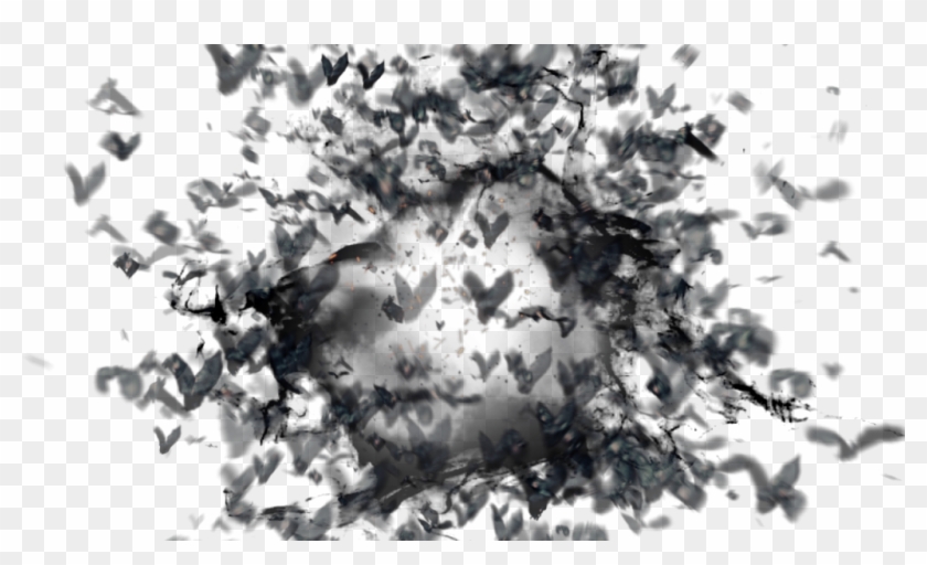 01 Extra Bats With Alpha 2 Dracula Thumbnail - Monochrome Clipart