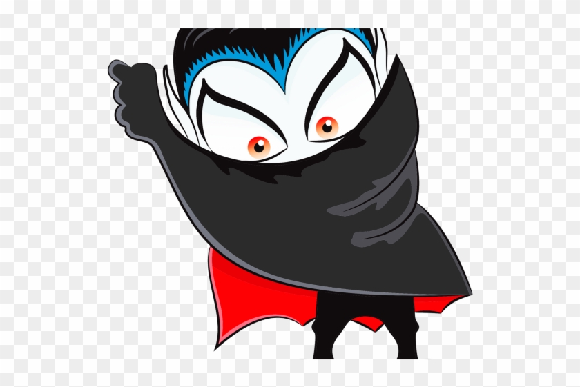 Dracula Clipart Modern - Cartoon Vampire No Background - Png Download