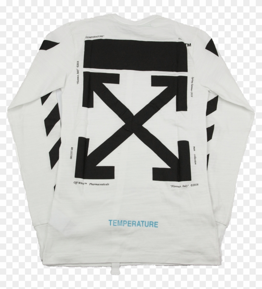 Off-white “mona Lisa” Longsleeve - Off White Gradient Tee White Clipart