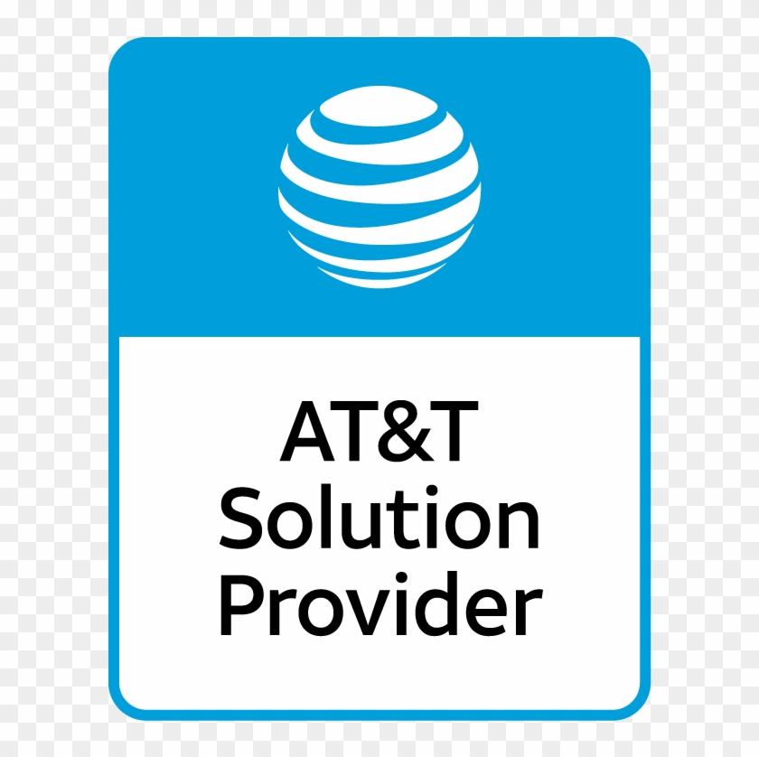 Networks - At&t Solution Provider Logo Png Clipart #1936734