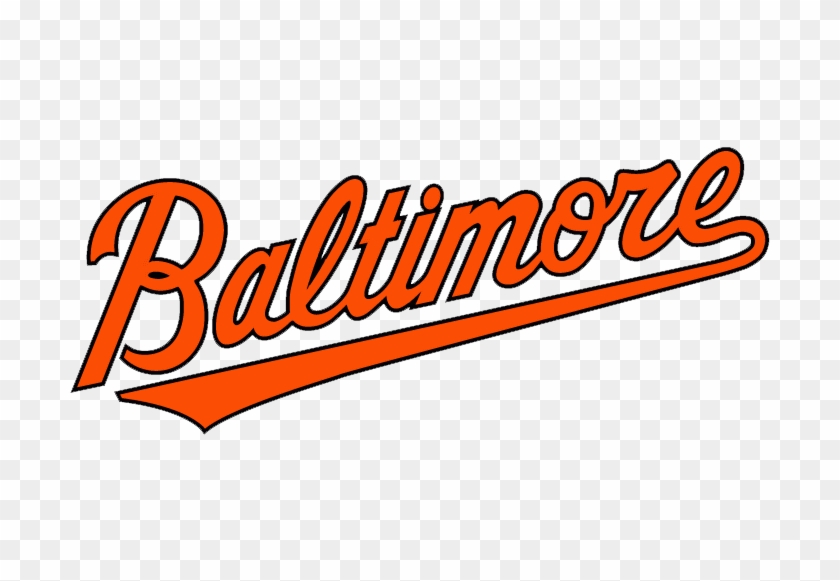 Baltimore Orioles Alternative Font Logo - Baltimore Orioles Logo Vector Clipart #1937013