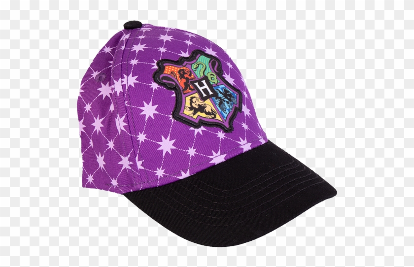 Hogwarts Logo Purple Cap - Baseball Cap Clipart