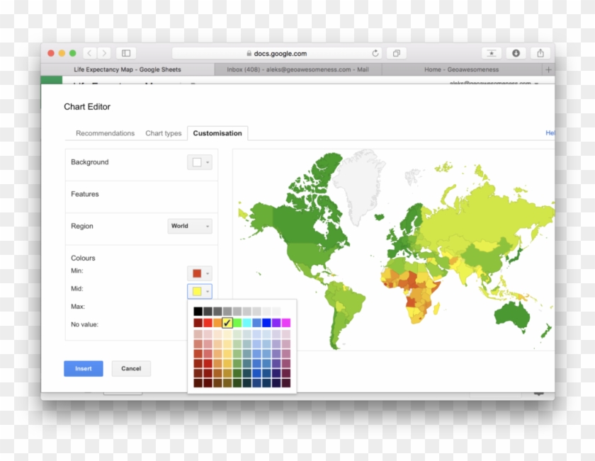 Google Sheets Logo Png , Png Download - Use Geo Chart In Google Sheets Clipart #1937111