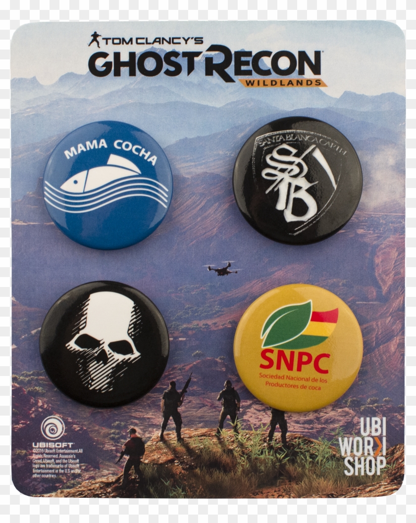 Ghost Recon Button Collection Set Clipart