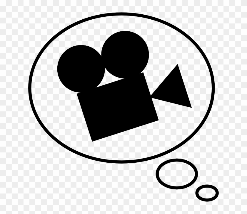 Movie Thoughts Logo - Circle Clipart