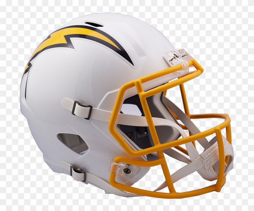 Los Angeles Chargers Color Rush 2016 Speed Replica - Chargers Color Rush Helmet Clipart #1937522