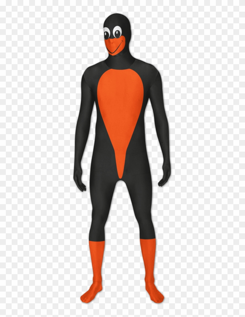 Baltimore Baseball Bird / Body Suit Oriole Bird, Baltimore - Orange Morph Suit Clipart #1937591
