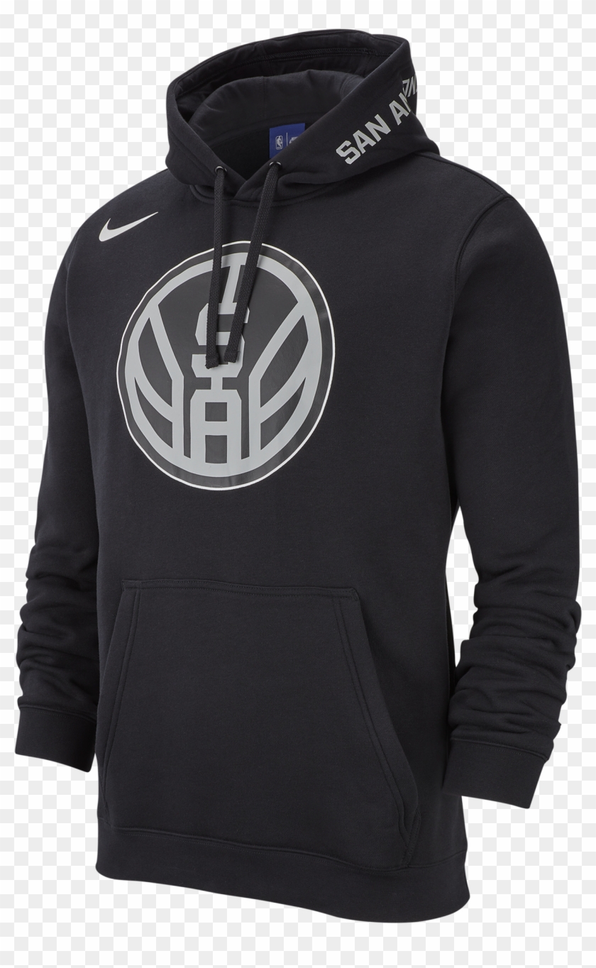 Nike Nba San Antonio Spurs Pullover Hoodie - Sweatshirt Clipart #1938141