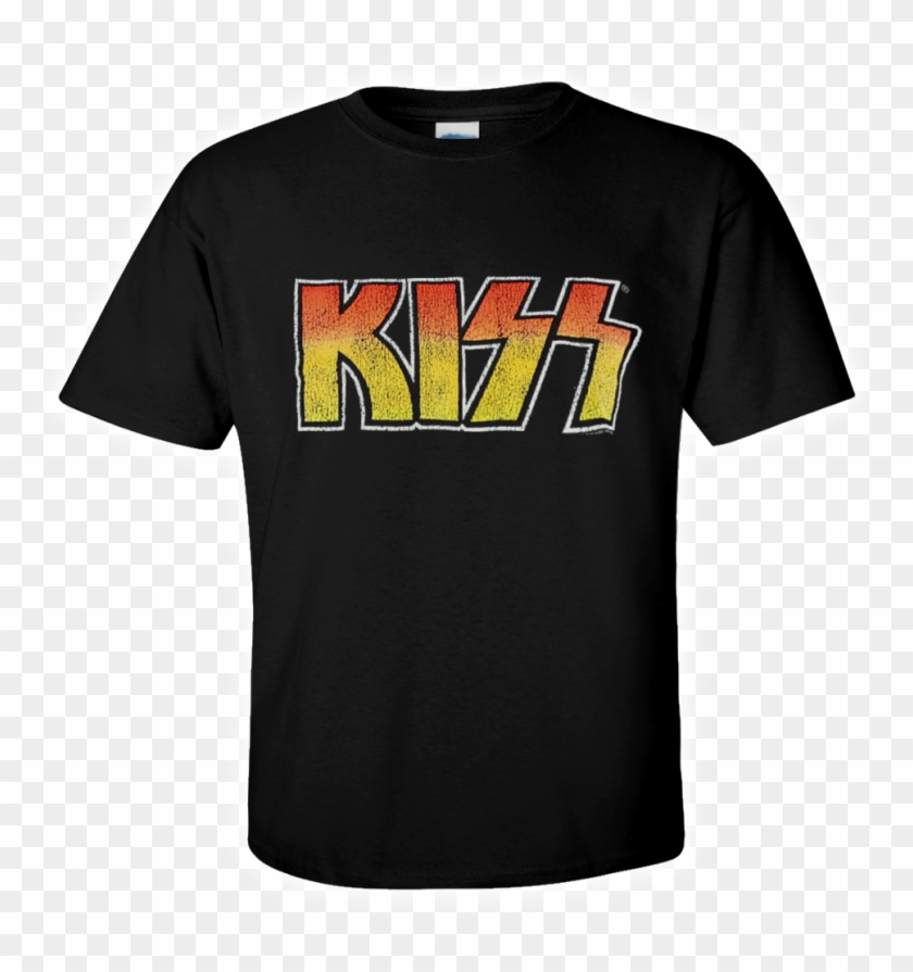 Details About Kiss Official T-shirt Vintage Logo Heavy - Black Sabbath We Sold Our Soul For Rock N Roll Shirt Clipart