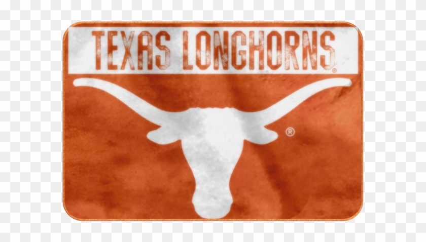 Texas Longhorns Foam Rug Bathroom Mat "worn - Texas Longhorn Clipart #1938491