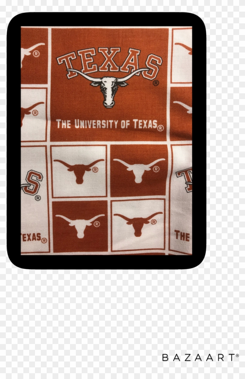 Ncaa Cotton Texas Longhorns Allover Fab , Png Download Clipart #1939158