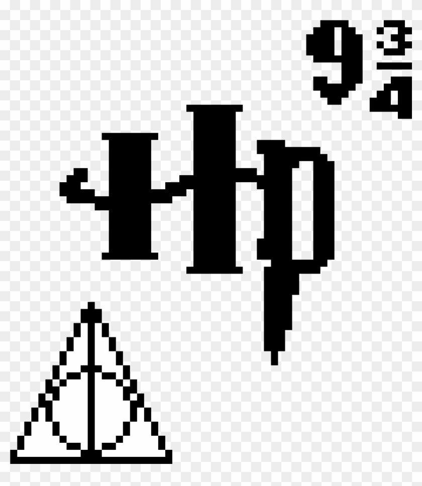 Harry Potter Logos Harry Potter Pixel Art Clipart Pikpng