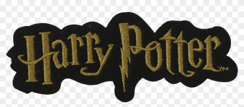 Harry Potter Logo Embroidered Patch - Calligraphy Clipart