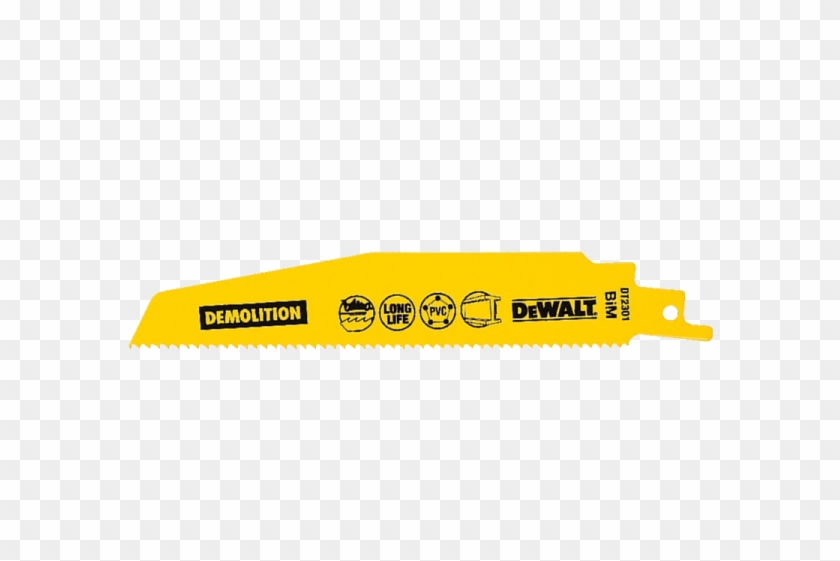 Dewalt Sabre Saw Blade Dt2301l-qz For Plastics, Me - Paper Product Clipart
