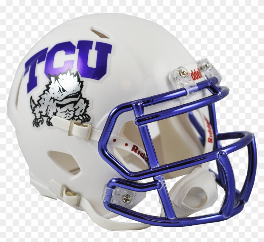 Tcu White Chrome Speed Mini Helmet - Tcu Mini Helmet Clipart