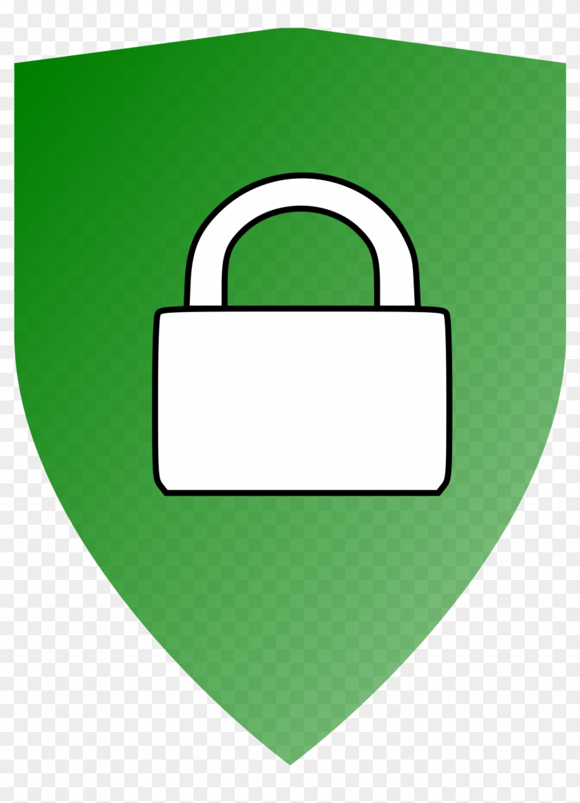 Security Shield Clipart Clip Art - Secured Clipart - Png Download #1940335