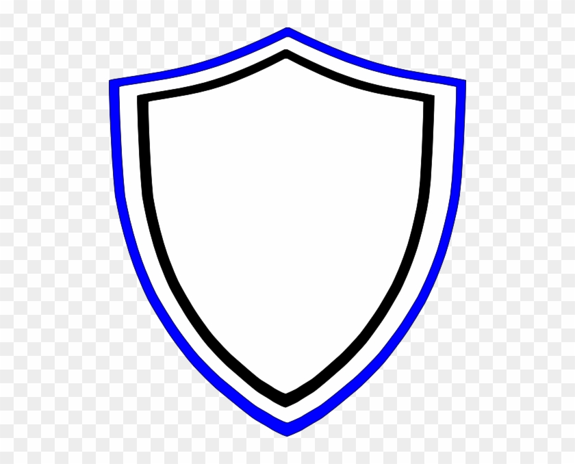 Blue And Black Shield Svg Clip Arts 522 X 598 Px - Png Download