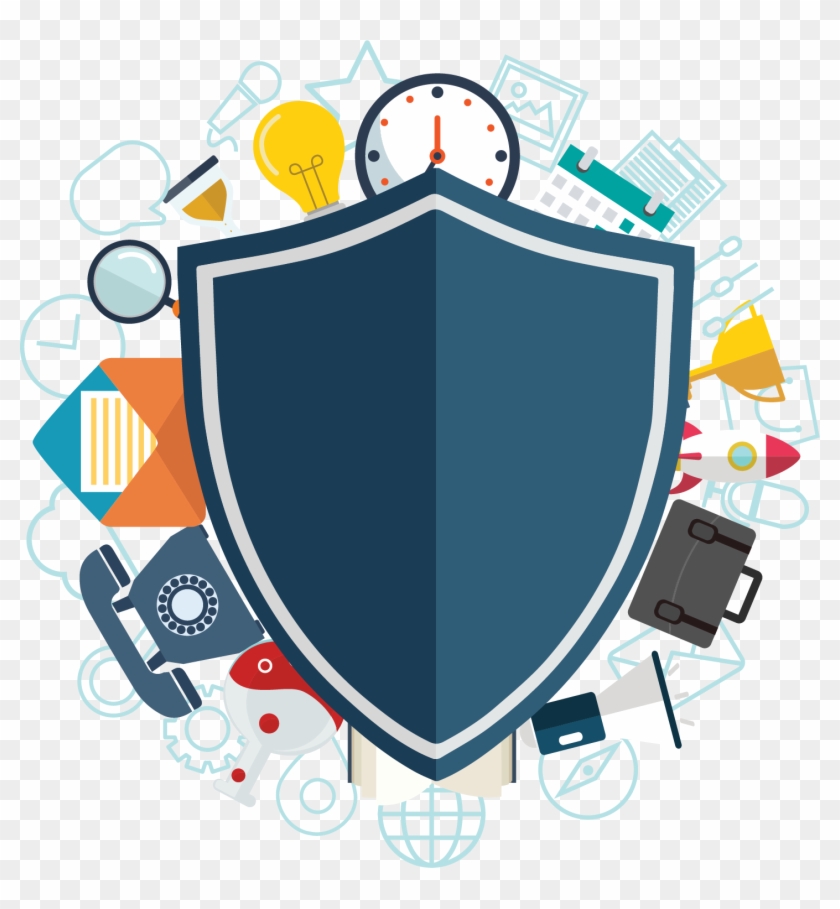 Security Shield Clipart Blue Security - Objectives Clipart - Png Download