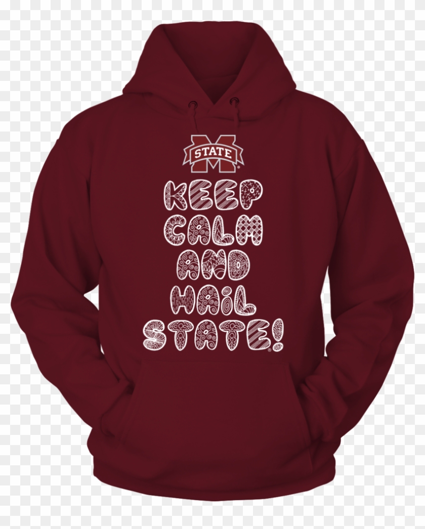Mississippi State Keep Calm And Hail State Shirt Front - Mike Lucas Dustin Eleven Will Hoodie Clipart #1940979