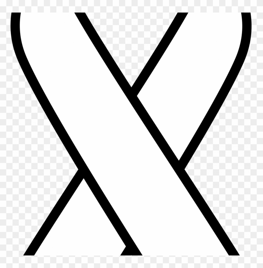 Outline Breast Cancer Ribbon Clipart , Png Download - Cancer Awareness Ribbon Black And White Transparent Png