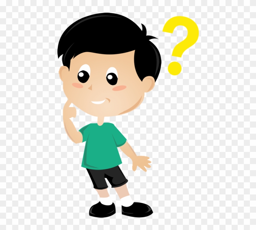 Boy Thinking Clipart - Thinking Boy Cartoon Png Transparent Png #1941236